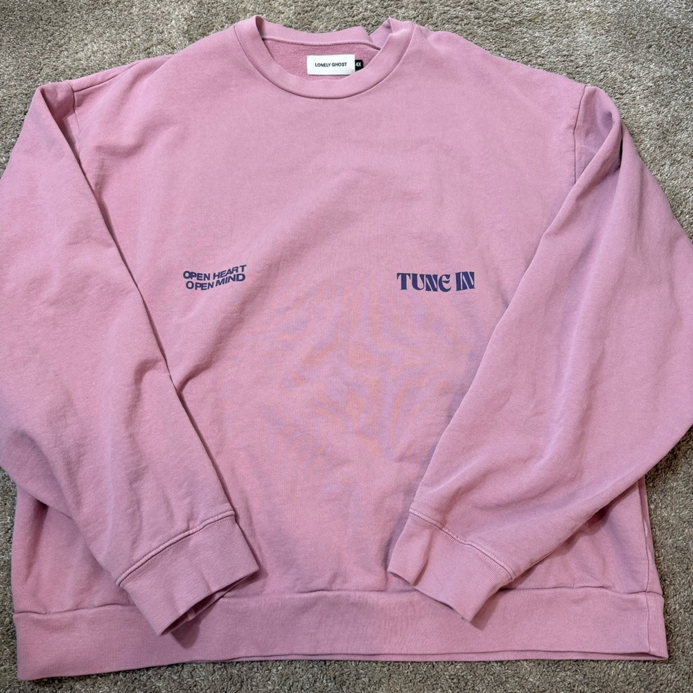 Lonely Ghost unisex mauve Sweatshirt